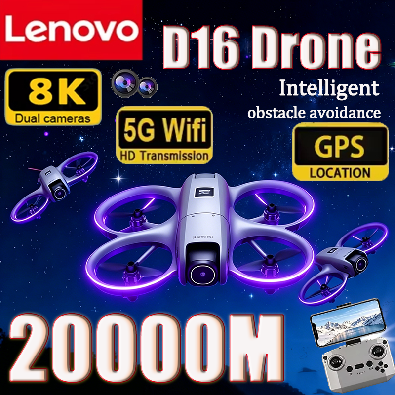 Lenovo 8K D16 GPS Drone Profes - Drone Gimbal Mount recension och pris