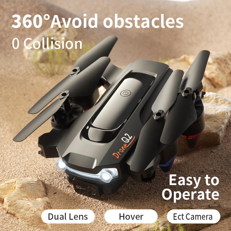 Q2 Drone Professional 8K HD Do - Drone Gimbal 2 Axis recension och pris