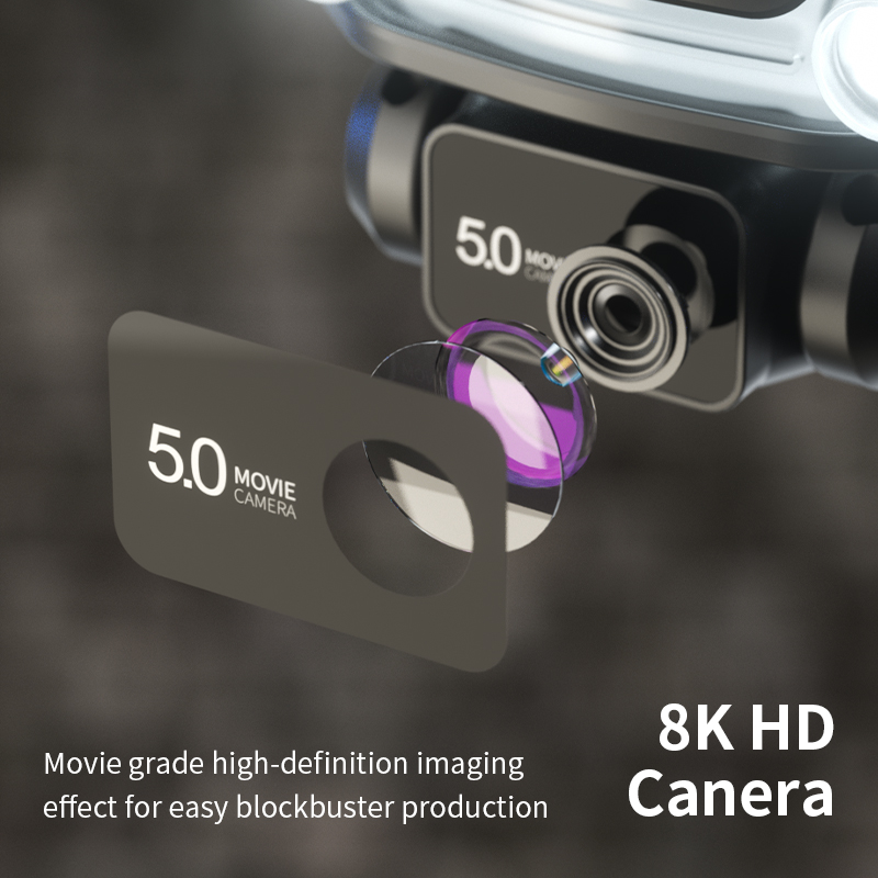 Q2 Drone Professional 8K HD Do - Drone Gimbal 2 Axis recension och pris
