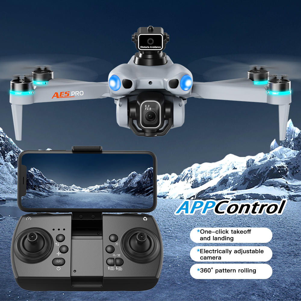 2026 New AE5 Pro Drone 8K HD 4 - Drone Gimbal 2 Axis recension och pris