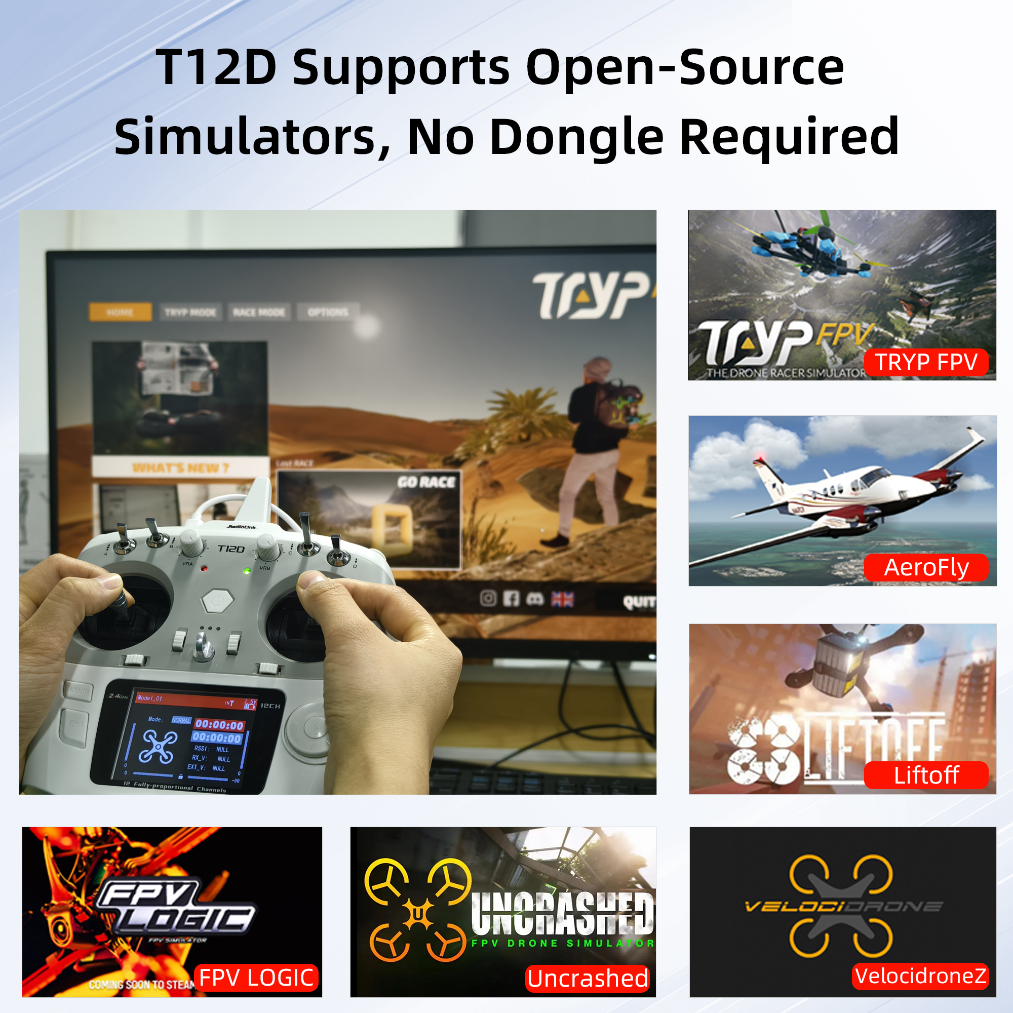 Radiolink T12D ELRS 12 Channel - Drone Gimbal Controller recension och pris
