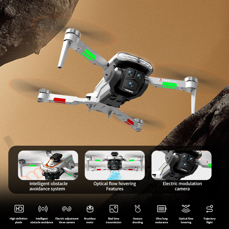M3 Professional Drone 4K HD Ae - Drone Gimbal 2 Axis recension och pris