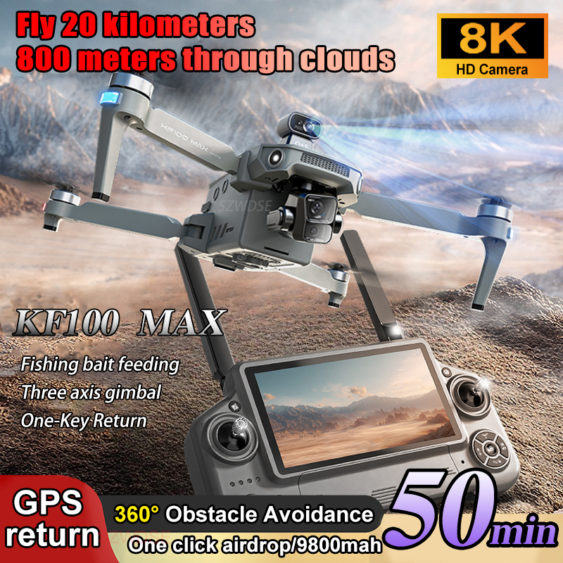 SJRC KF100 MAX 8K UHD Photo HD - Drone Gimbal Case recension och pris