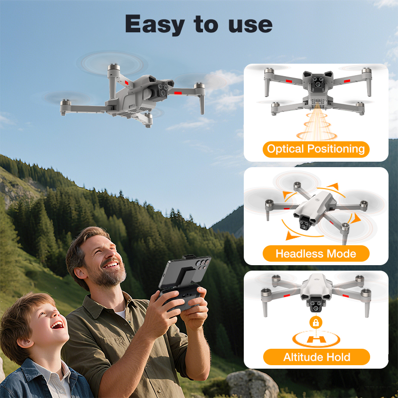 2026 Hot L017 Pro Drone Brushl - Drone Gimbal Brushless recension och pris