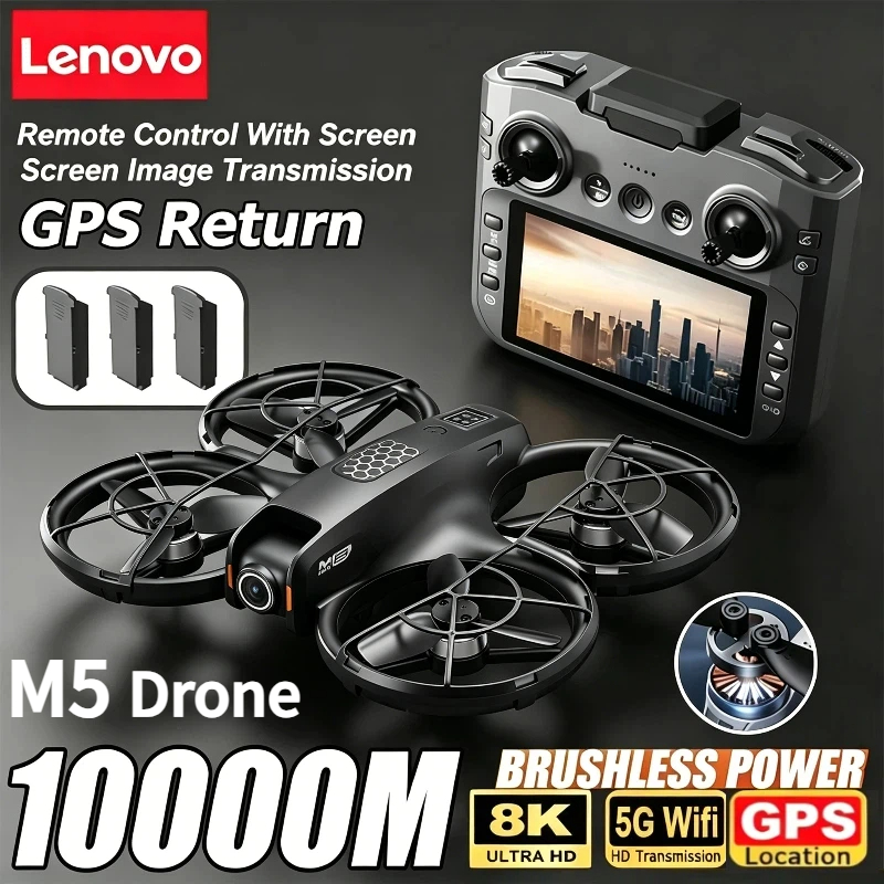 Lenovo M5 Drone 8K Professiona - Drone Gimbal 2 Axis recension och pris