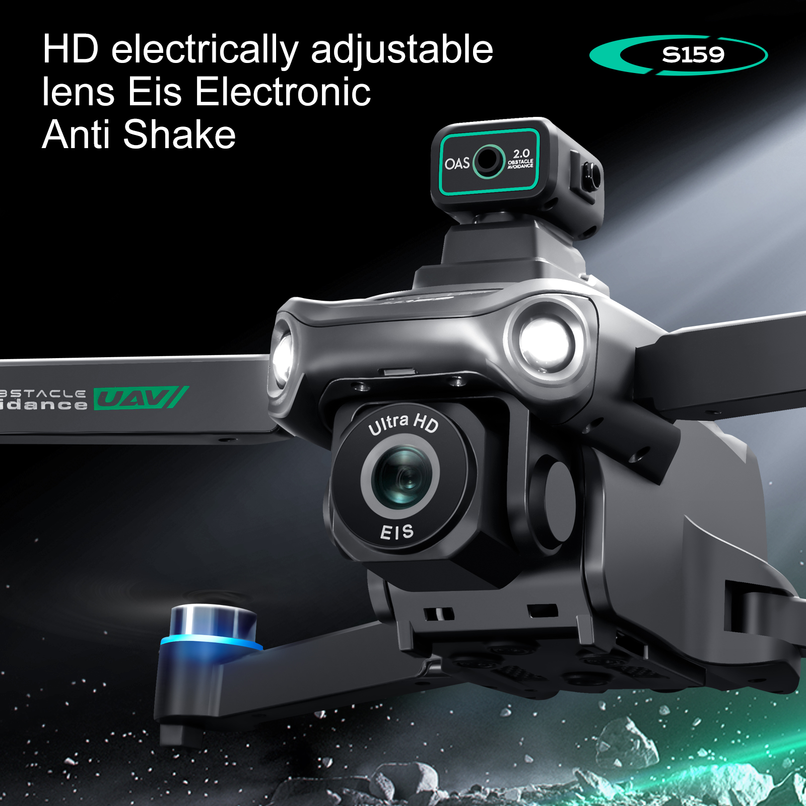 S159 GPS Drone 4K Profesional  - Drone Gimbal Brushless recension och pris
